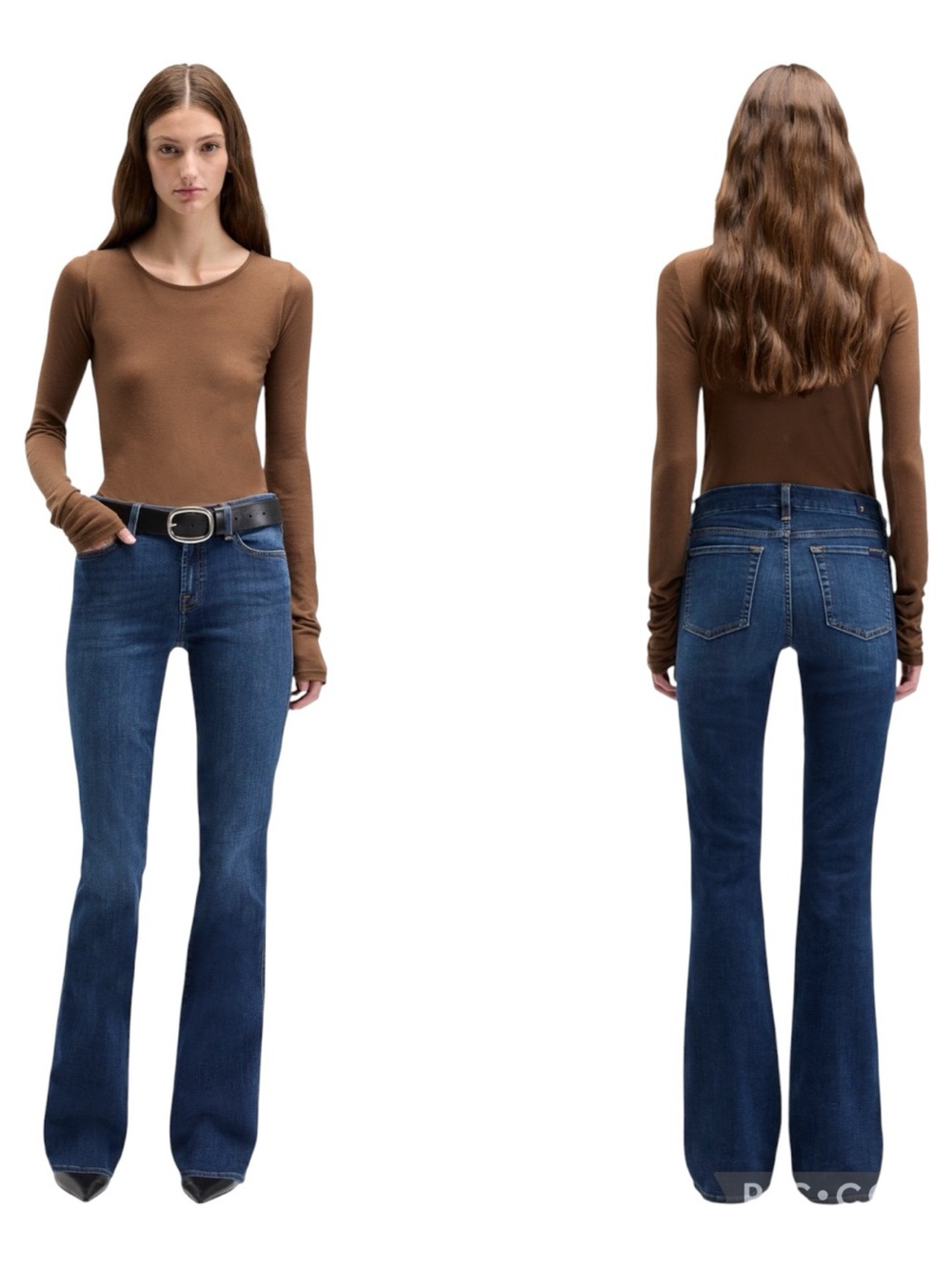 7 For All Mankind Kimmie Bootcut Jeans Women’s 32 Dark Wash Stretch Denim
